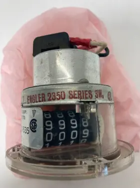44-9927 Engler Hour Meter Vintage 2350 Series Motor 250vac 60hz 3w #3