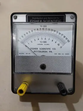 32-jg Fisher Scientific Co. Model Analog Panel Meter