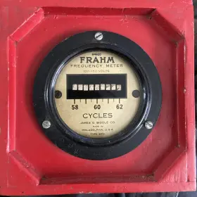 94920 Frahm Frequency Meter 100-150 Volts Model# Type Mf9