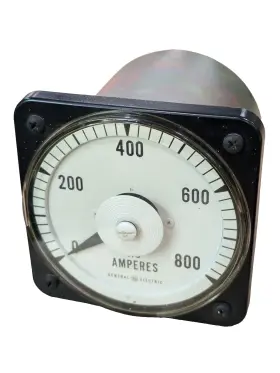 103131lssn Ge General Electric 800a Ac Ampere Panel Meter Used 103131lssn Ge General Electric 800a Ac Ampere Panel Meter Used