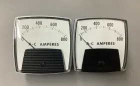 Ge 250340lssn Lot Of 2 Eil Panel Meter 800a B211