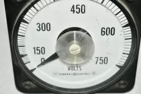 309016 Ge Ab-40 0-750v-ac Voltmeter Gage 4ftft #2