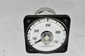 309016 Ge Ab-40 0-750v-ac Voltmeter Gage 4ftft