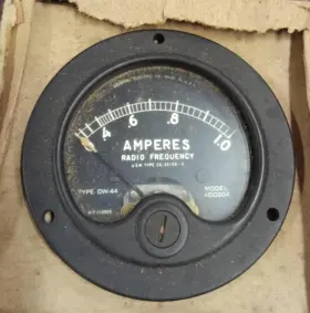 41add204 Ge Vintage General Electric Miniature Instrument 1.0 Amp Nos Type 3dw
