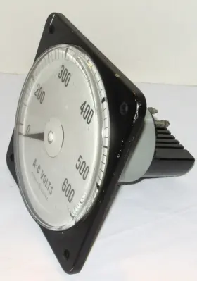 50-120131lstc1 Ge Vtg Large Industrial Voltmeter 0-600 Vac Volts Ac Analog Panel Meter Ab16 #3