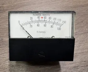 50-157111 Ge General Electric Power Watt Meter Gauge Rf Gear Cat