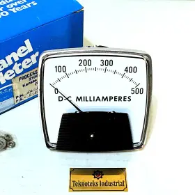 50-162 Ge General Electric 111 Kmkm Panel Ammeter 0-500 Ma Dc