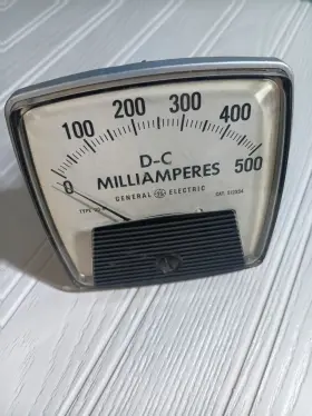 50-162111emem2 Ge Original General Electric Panel Meter 0-500 Dc Millamperers
