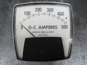 50-162121ecsf2 Ge Panel Meter 0-500 Dc Ampere