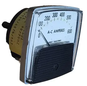 50-250240lssj1 Ge General Electric Panel Meter Rtg 0-5a A-c Amperes 0-600
