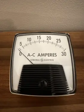 50-163141nlnl2 Ge 50-250440lsnl1 Panel Meter 0-30 A-c Amperes With Original Box #3