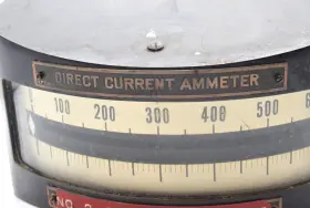 7651-a Ge General Electric 1915 Direct Current Ammeter Meter Steampunk Gauge #7651-a #2