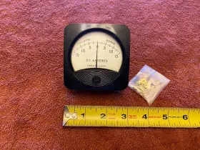 A435ca2 Ge Vintage D.c Amperes Meter Model