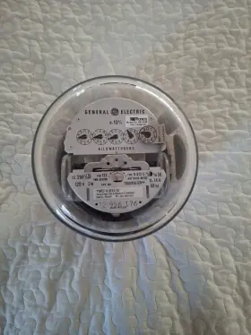 Cl200-v612s Ge General Electric Watthour Meter Cl200 V612s 120v 3w 60hz Stator Steampunk Decor #2