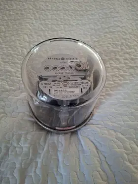 Cl200-v612s Ge General Electric Watthour Meter Cl200 V612s 120v 3w 60hz Stator Steampunk Decor