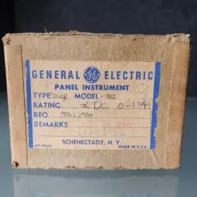 D081a3ba1 Ge Do81a3ba1 General Electric Dc Milliamp Meter Type #3