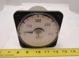 105111gzsj1jdb Ge General Electric Db-30 Panel Meter D-c Ammeter 10 Ma 0-600 Rpm