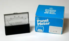 Ge Jm-243 General Electric Panel Meter 0-75 Dc Amperes New In Box