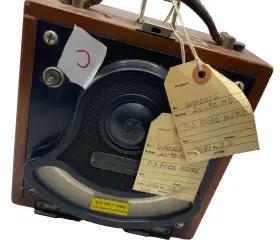 Wm-00015 Ge Vintage General Electric Type Wm Portable Frequency Meter Model 00015
