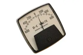 254321sjsj Ge Ye/254321sjsj 600-0-600v Dc Panel Meter