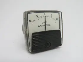 10-0-10a General Electric Dc Ammeter 2 Inch Diameter Used