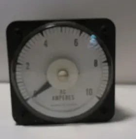 103131mtmt7 General Electric 10amp Panel Meter Ac Amperes 0-10ac