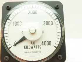 103221axgj7dnc General Electric Yokogawa 0-4000 Ac Kilowatts Meter #3