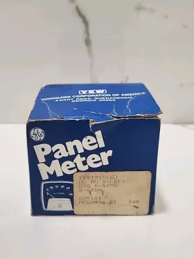 152121ecsj General Electric Brand New Rtg 0-50mv 0-600a 025103 Mfg0396 01 348 Panel Meter Nos