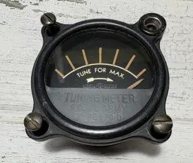 General Electric 170-d Vintage Military Memorabilia Tuning Meter Sc Usaf Type