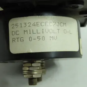 251324ecec7jcm General Electric 0-25 Dc Amperes Millivolt Panel Meter 0-50mv #2