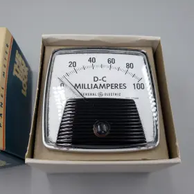 50-162011pkpk6 General Electric D0-91 Panel Meter 0-100 Dc Ma Milliamperes #2