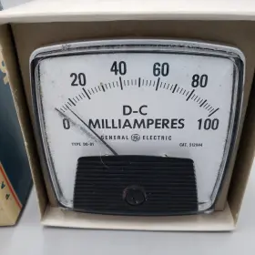 50-162011pkpk6 General Electric D0-91 Panel Meter 0-100 Dc Ma Milliamperes #3