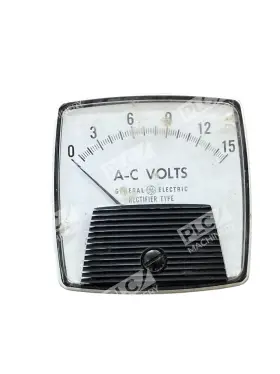 50-162051ndnd2 General Electric A-c Volts 0-15 Panel Meter Rectifier Type
