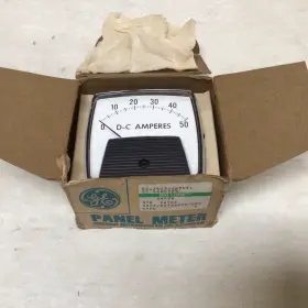General Electric 50-250308ntnt1 Ge - Panel Meter 0-50 Dc Amperes J22