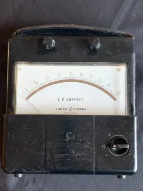 8ap11a1av1 General Electric Vintage - Model A-c Amperes Meter. Type Ap-11