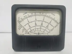 General Electric Aaa-292 Vintage Ge Multi-meter Analog Panel Type Do-58 Model
