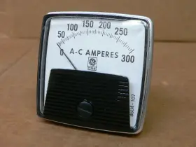 L533-lsrx General Electric Ac Amperes Meter