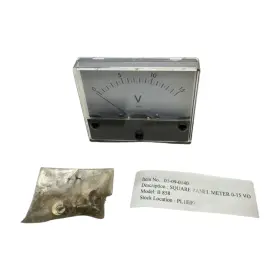 Gm-6b Gomi Electric Gew Inspection Panel Meter Class 2.5 0-15 Volts Gm6b B858