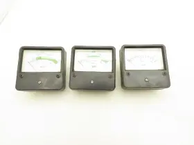 Rnm-80 Gomi Electric Rnm80 M41 Panel Meter Gauge 0-3000 Rpm Lot Of 3
