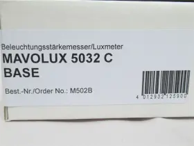 243303 Gossen Mavolux M502b New In Box 5032 C Base Illuminance Meter #2
