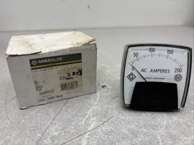 2804 Greenlee New Panel Meter 0-200 Amps