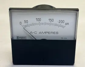 213-02aa-lsxx Halmar Electric Panel Meter 0-225 Ac Amperes