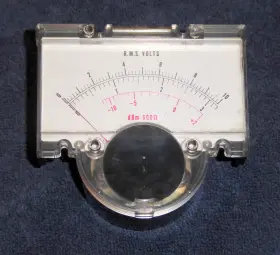 1120-0750 Hewlett Packard Hp Meter Movement Rms Volts From A 4204a Oscillator