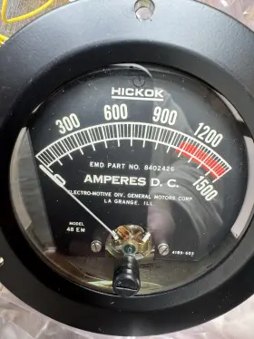 8402426 Hikock Lot Of Two New Panel Current Gauges Engineering Samples