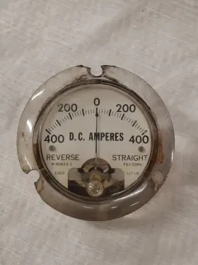 Hobart W-8062a-2 Dc Amperes Meter Original Box
