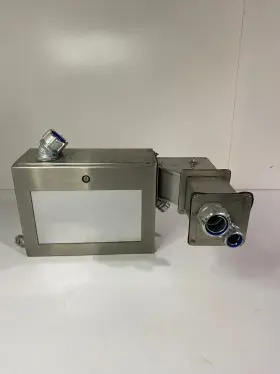 Csd16126wss Hoffman Stainless Steel Enclosure With Ss Square Wire Way Used Csd16126wss Hoffman Stainless Steel Enclosure With Ss Square Wire Way Used