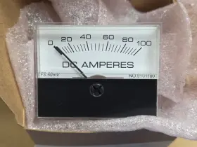 Ck-910-50mvdc-100adc Hoyt Dc Ammeter 0-100a Bass 140-1620-100 Nos