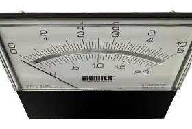 G-7814 Hoyt Electrical Ac Amperes Meter - 20 Gauge White Face #2