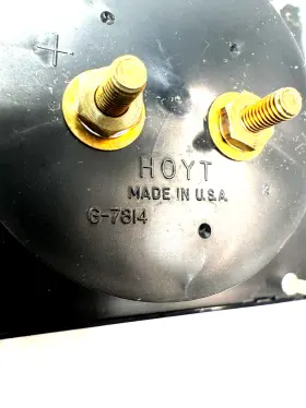 G-7814 Hoyt Electrical Ac Amperes Meter - 20 Gauge White Face #3