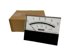 G-7814 Hoyt Electrical Ac Amperes Meter - 20 Gauge White Face